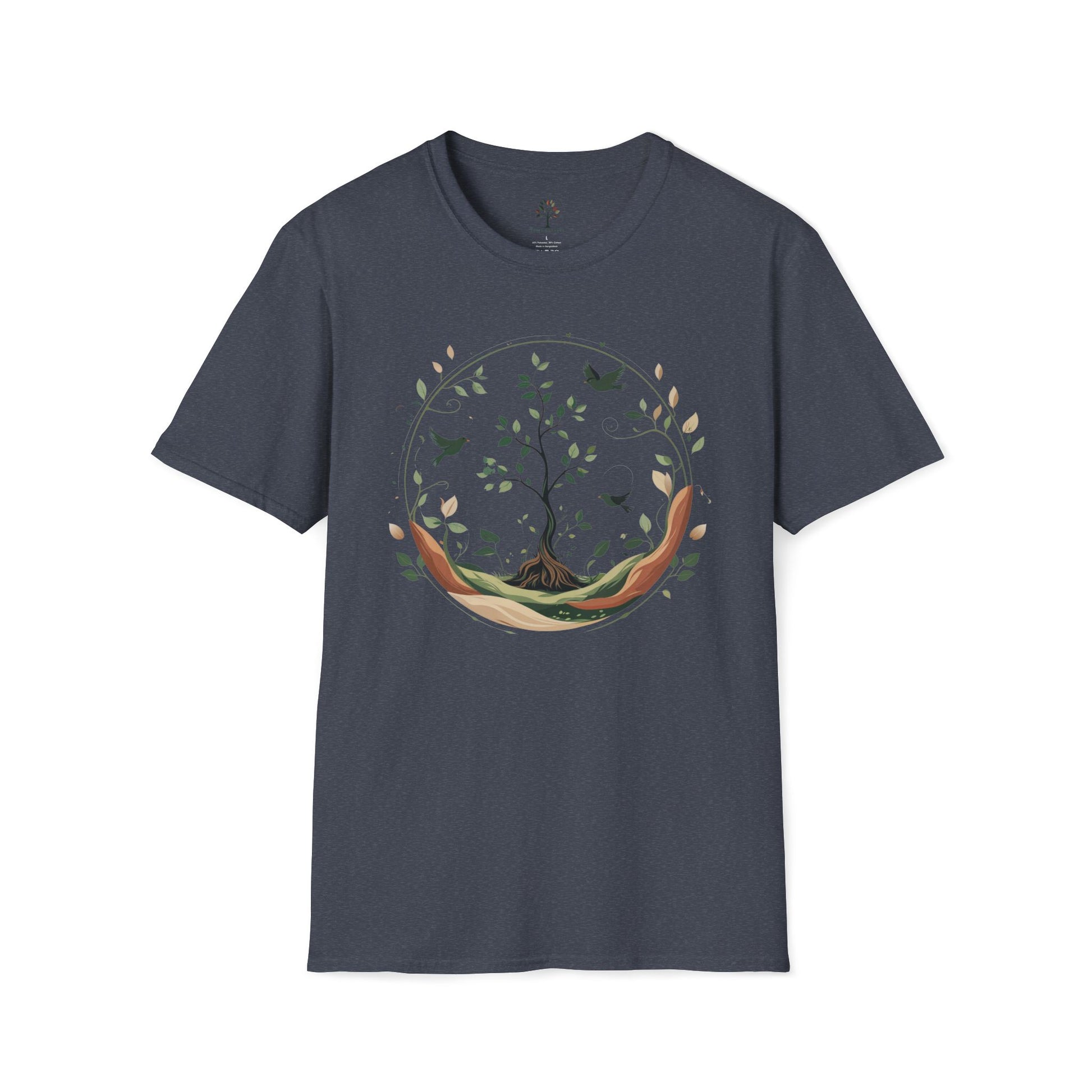 Heather Navy | Circle of Life, front view