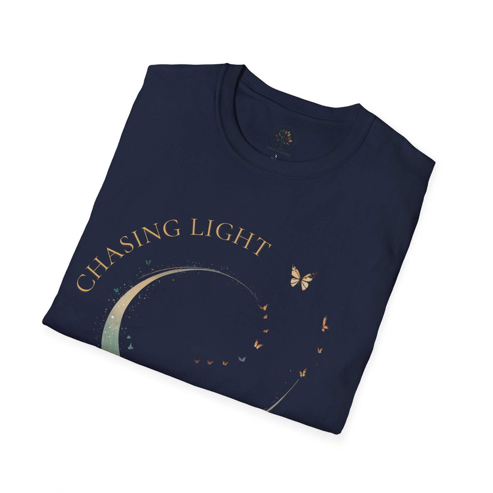 Navy | Chasing Light, folded view