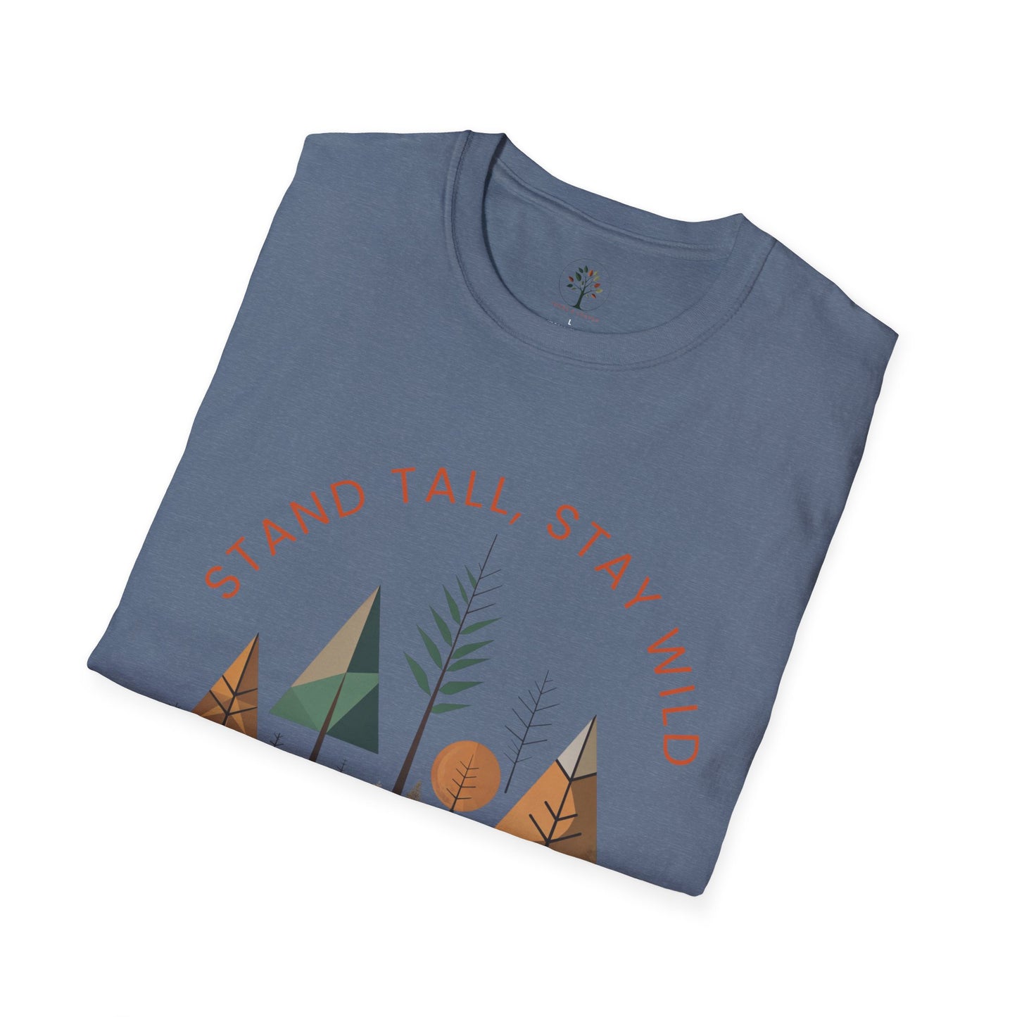 Heather Red | Stand Tall, Stay Wild, folded view