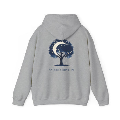 Sport Grey | Nature`s Rhythm Hoodie, back design view