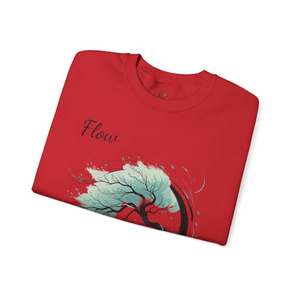 Red | Flow Sweatshirt, folded view