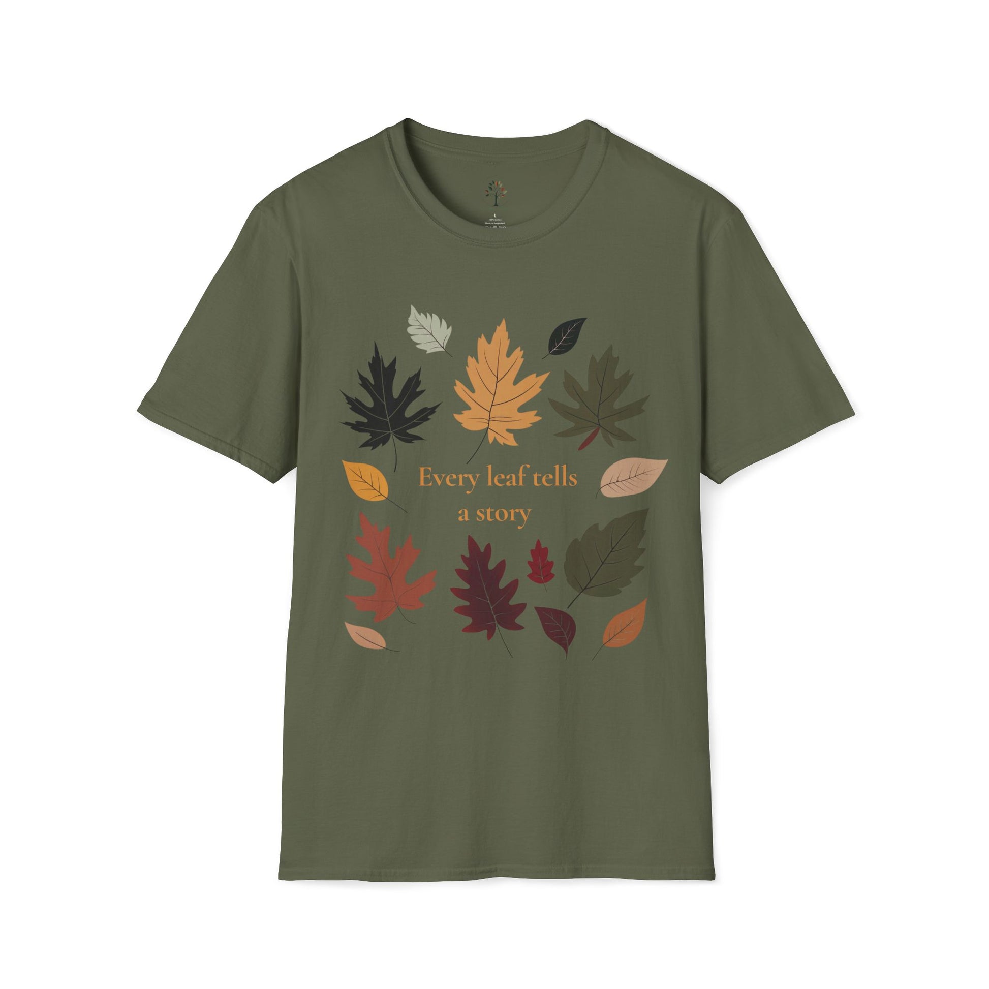 Military Green | Every Leaf tells a Story, front view
