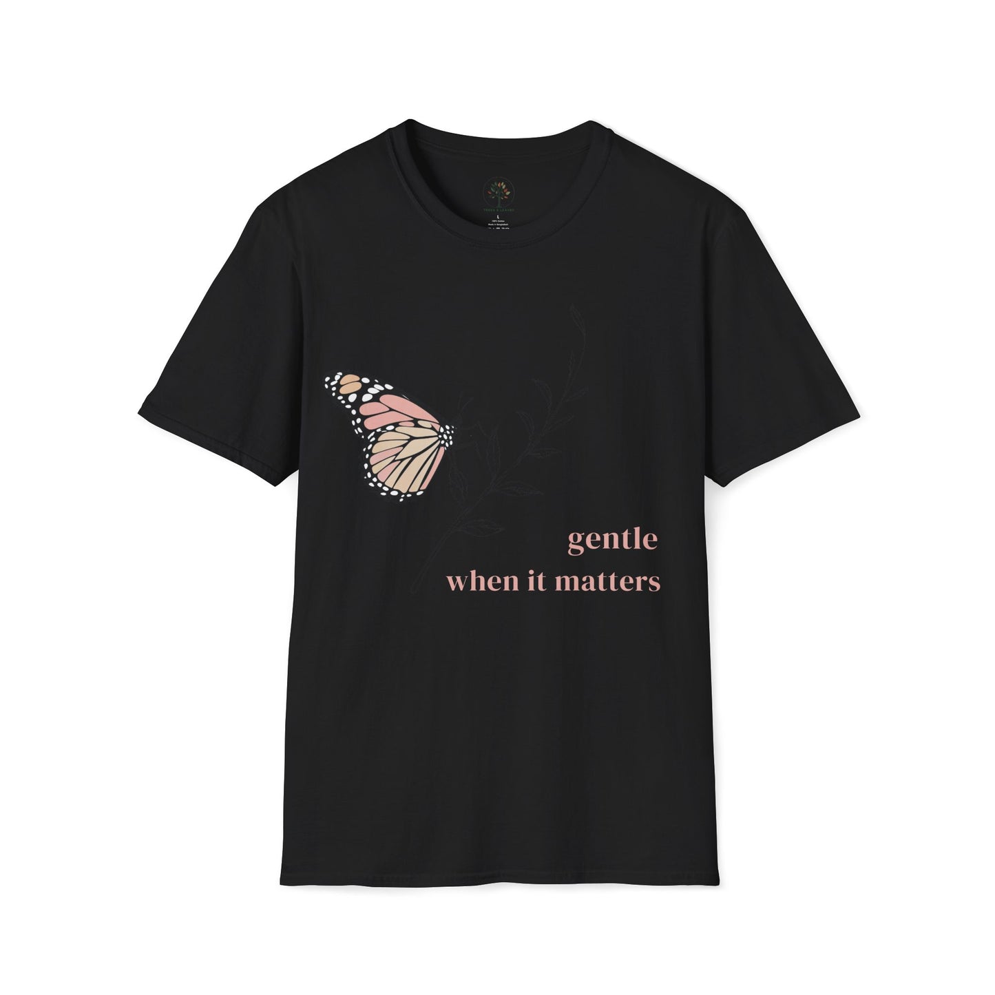 Black | Gentle, When It Matters, front view