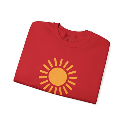 Red | Solstice Sweatshirt, folded view