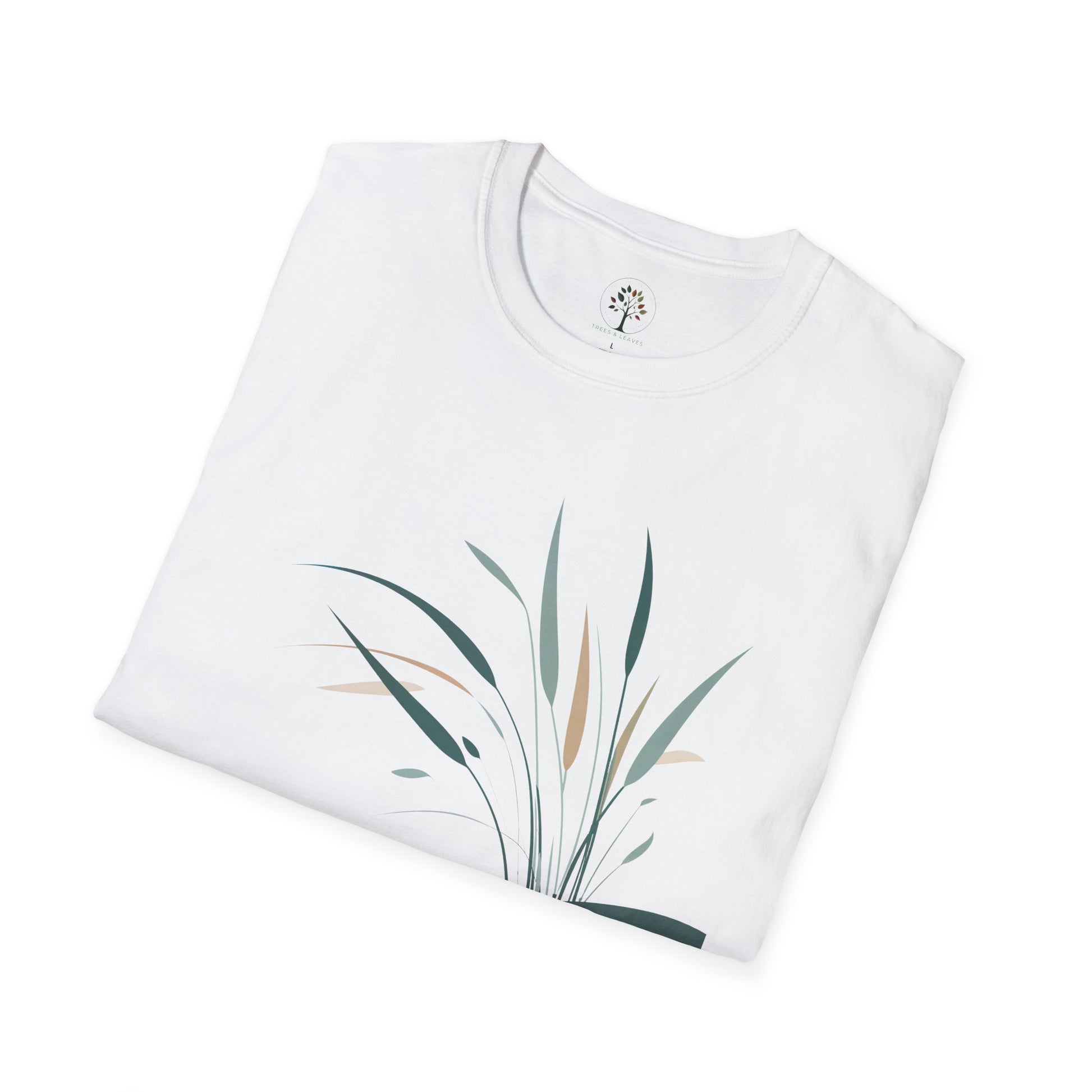 White | Whispers in the Breeze, folded view