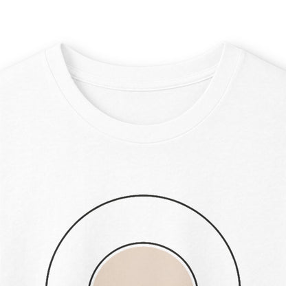 White | Dawn Long Sleeve Tee, folded view