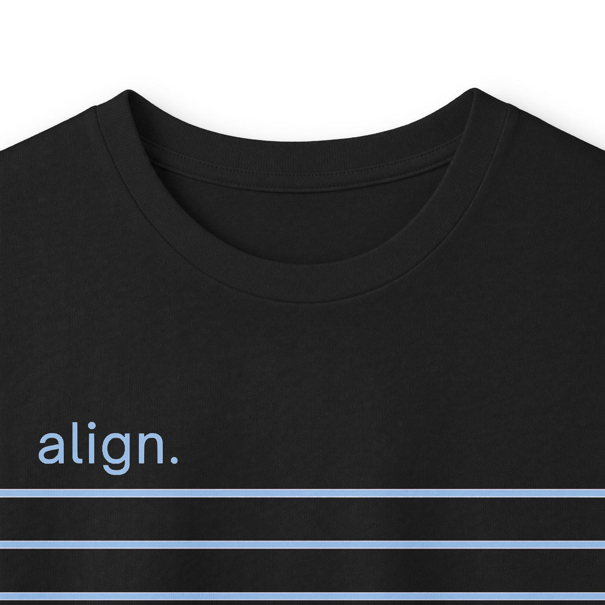 Black | Align Long Sleeve Tee, folded view