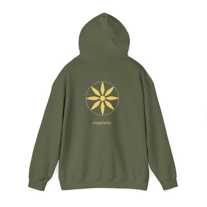 Military Green | Singularity Hoodie, back view 2