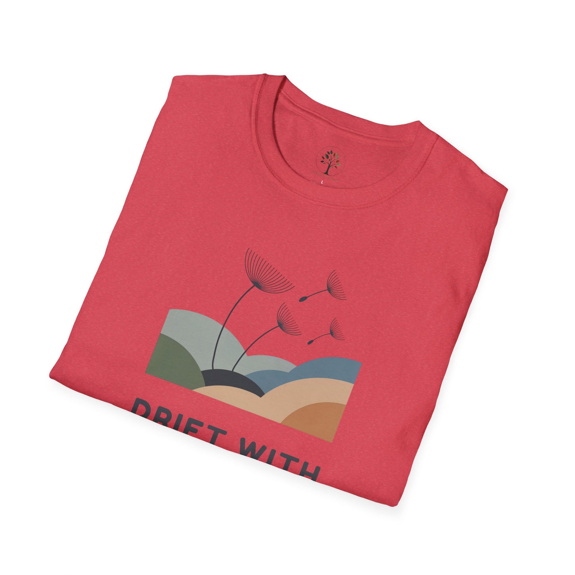 Heather Red | Drift with the Clouds, folded view