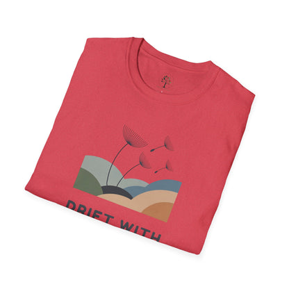 Heather Red | Drift with the Clouds, folded view