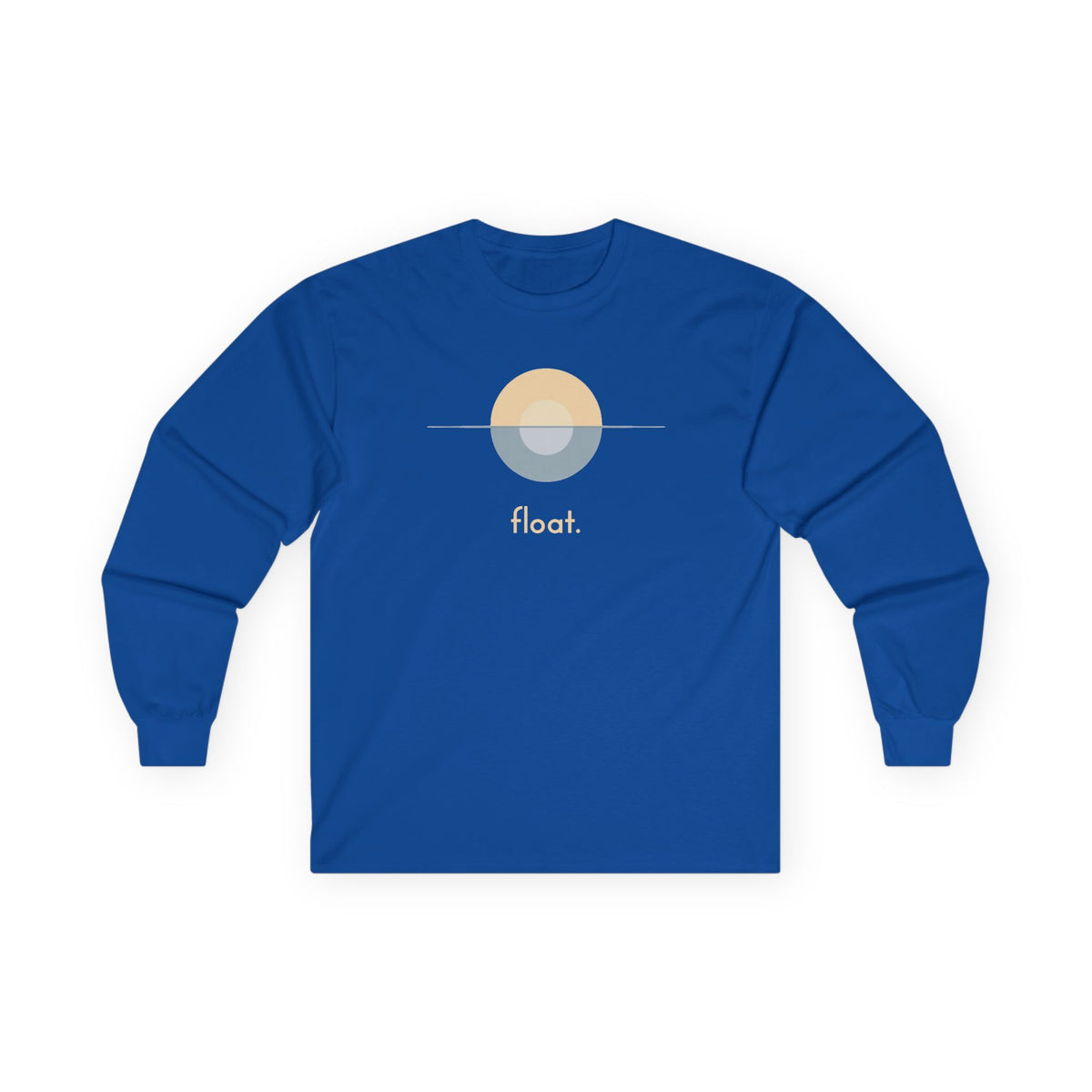 Royal | Float Long Sleeve Tee, front view