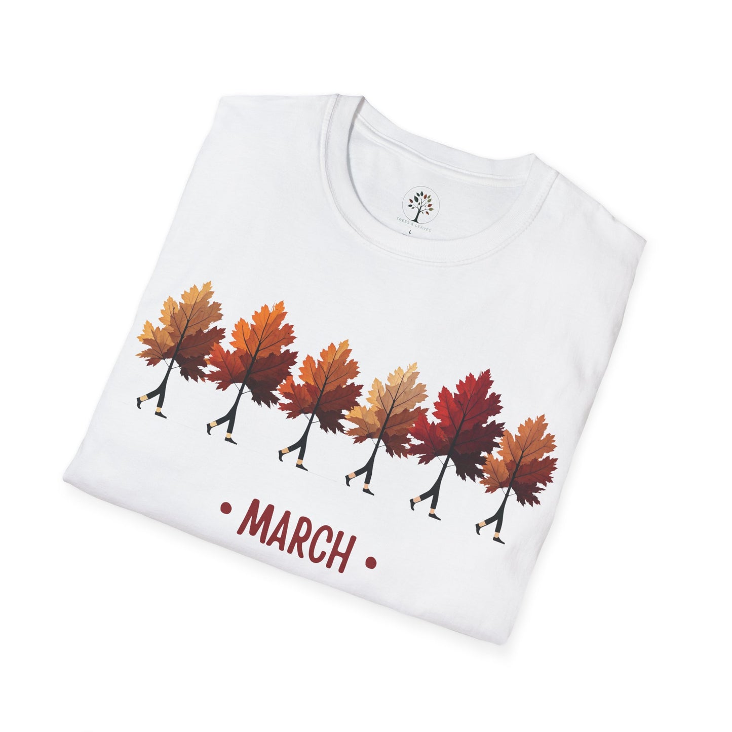 White | March with the Maples, folded view