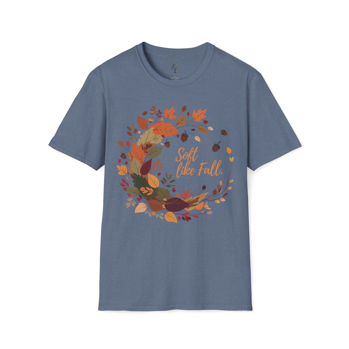 Heather Indigo | Soft Like Fall, front view