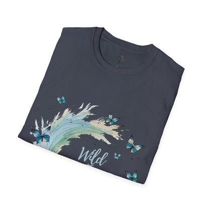 Heather Navy | Wild & Free, folded view