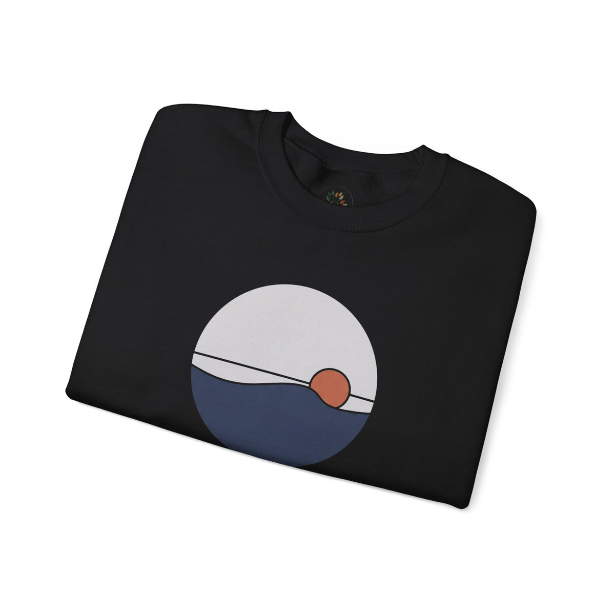 Black | Shore Sweatshirt, folded view