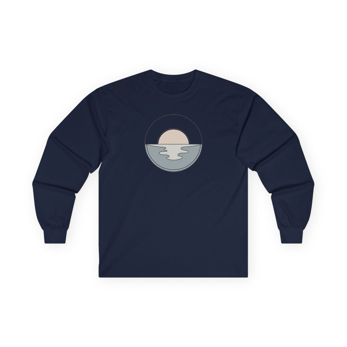 Navy | Dawn Long Sleeve Tee, front view