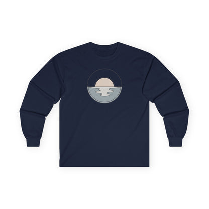 Navy | Dawn Long Sleeve Tee, front view