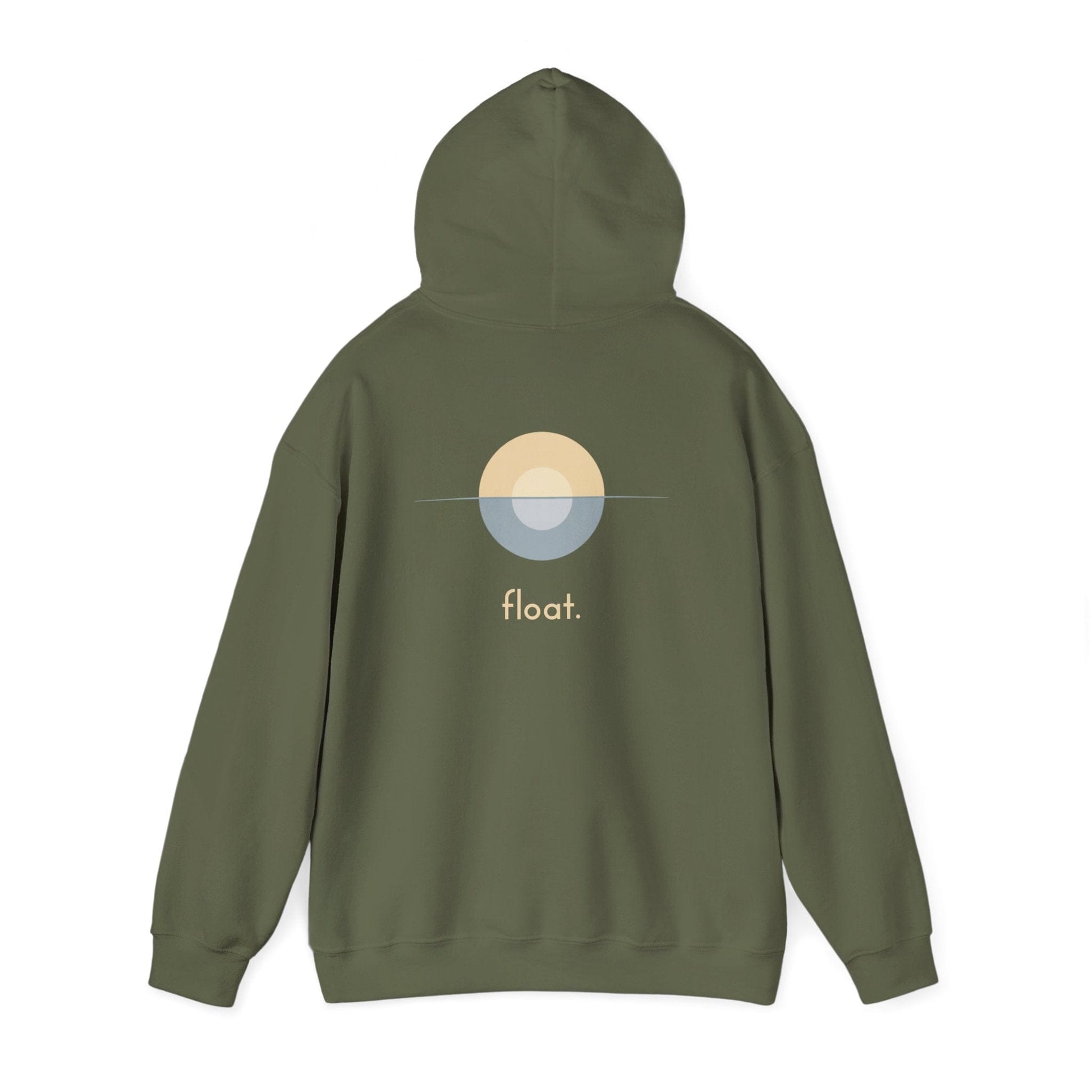 Military Green | Float Hoodie, back view 2