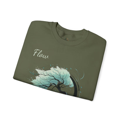 Military Green | Flow Sweatshirt, folded view