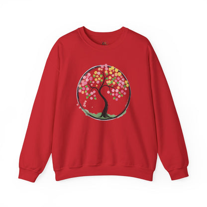 Red | Joy in Bloom Sweatshirt, front view