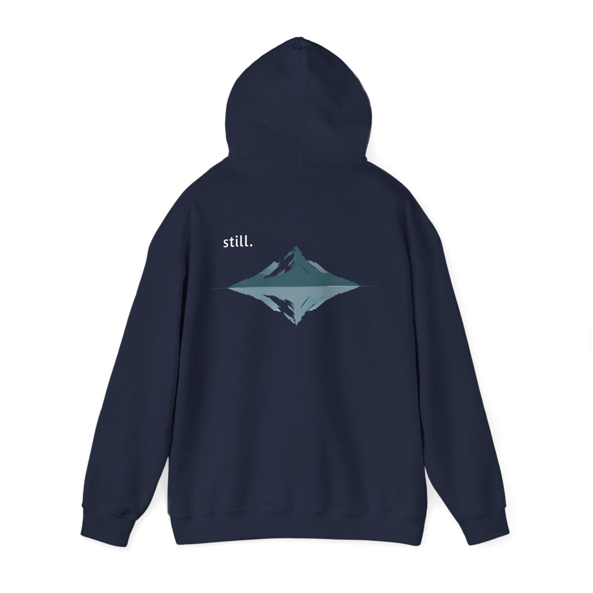 Navy | Still Hoodie, back view 2