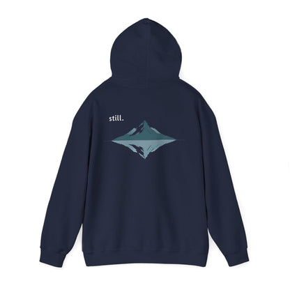 Navy | Still Hoodie, back view 2