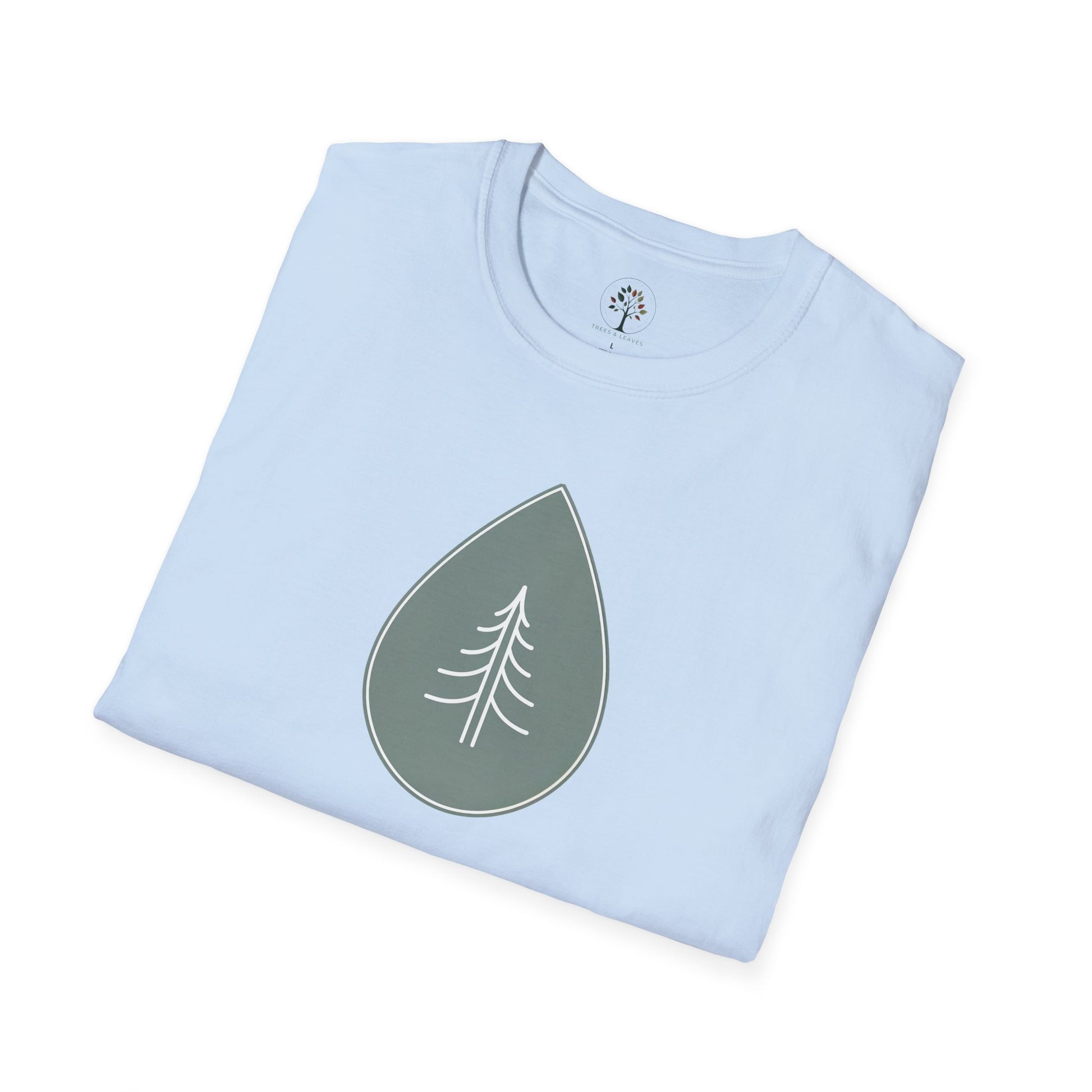 Light Blue | Calm Drop, folded view