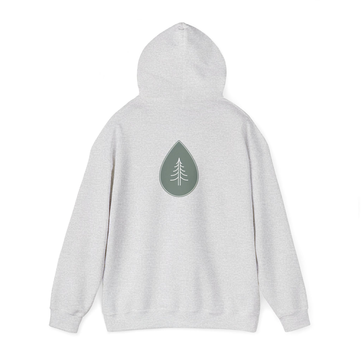 Ash | Calm Drop Hoodie, back view 2