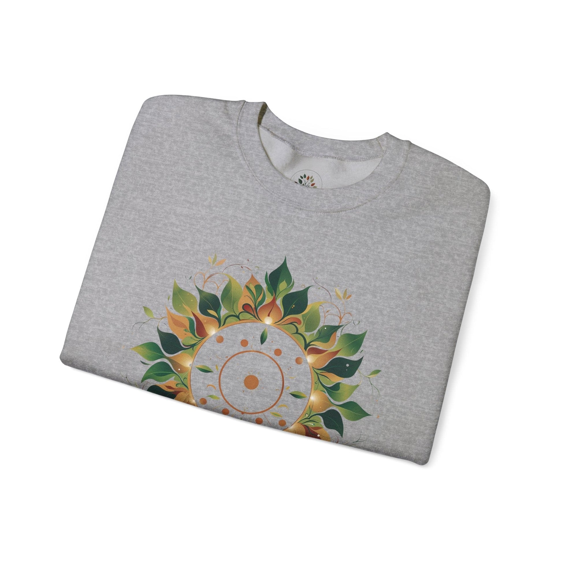 Sport Grey | Solar Bloom Sweatshirt, folded view
