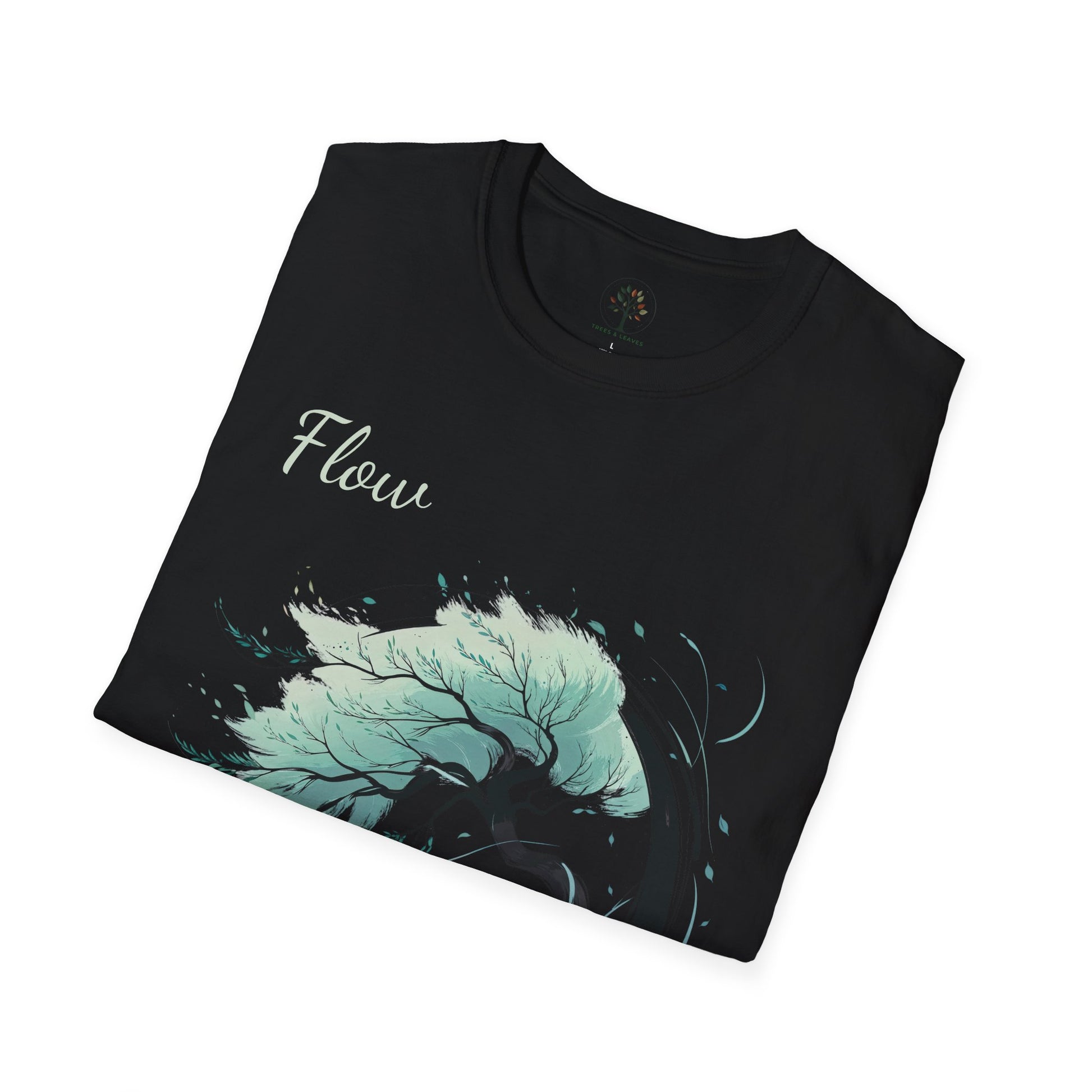 Black | Flow, folded view