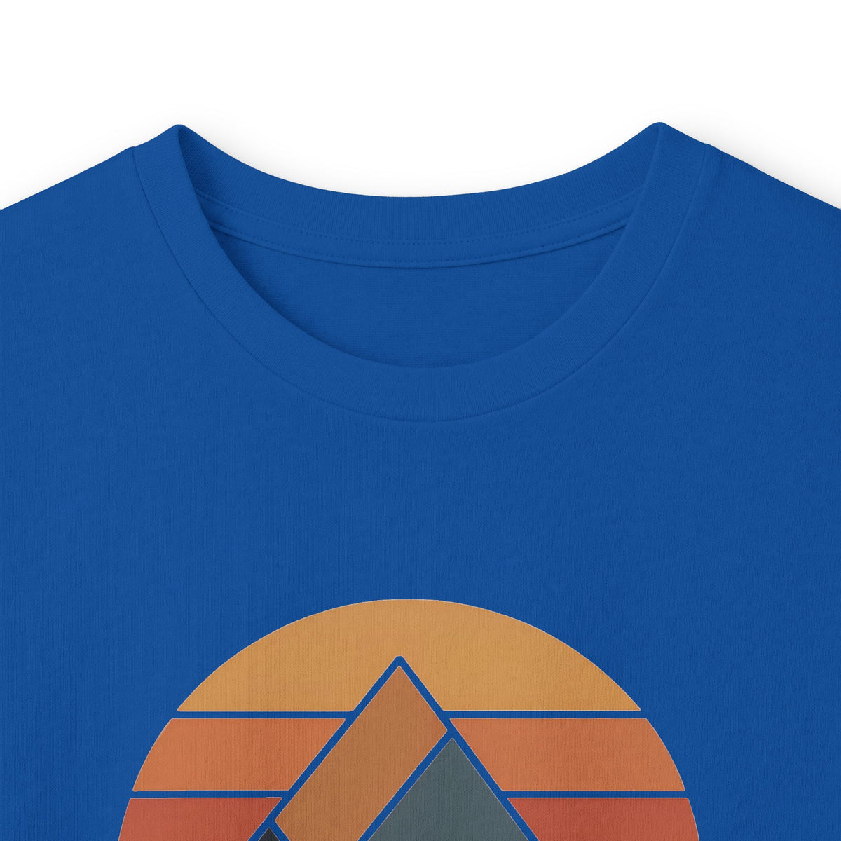 Royal | Rise + Roam Long Sleeve Tee, folded view