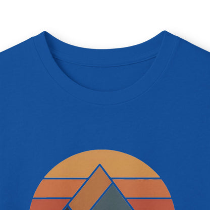 Royal | Rise + Roam Long Sleeve Tee, folded view