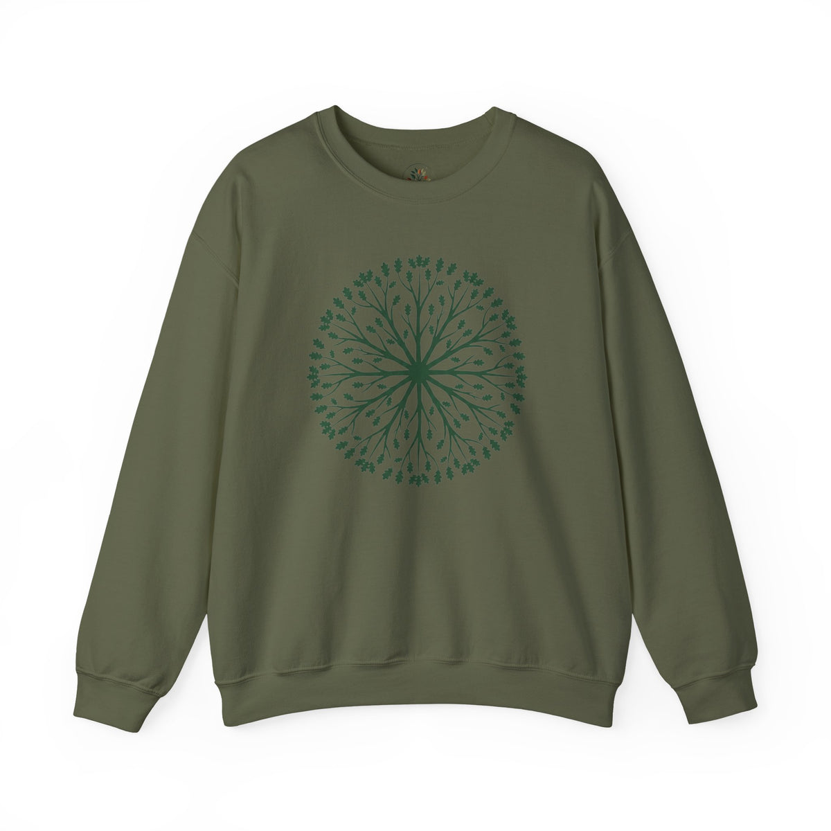Military Green | Connected Sweatshirt, front view