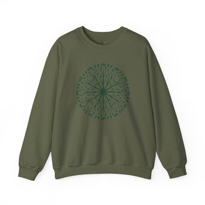 Military Green | Connected Sweatshirt, front view