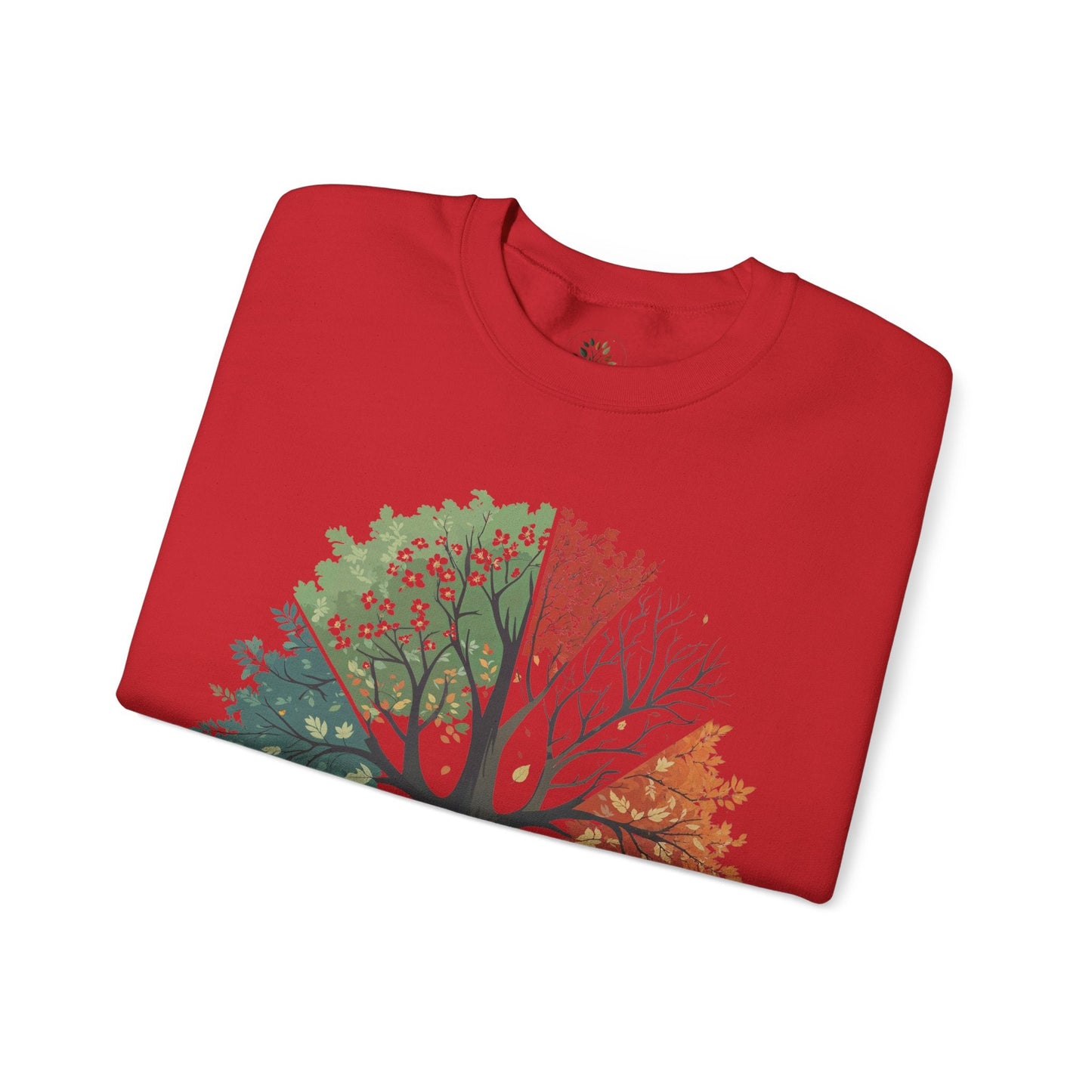 Red | Life in Cycles Sweatshirt, folded view