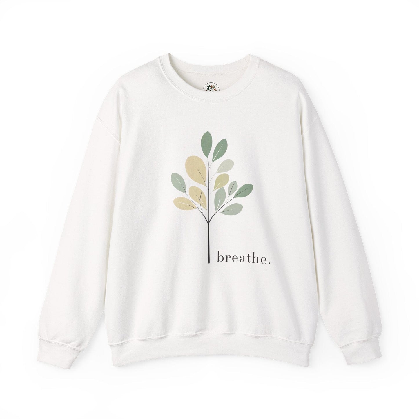 White | Breathe Sweatshirt, front view