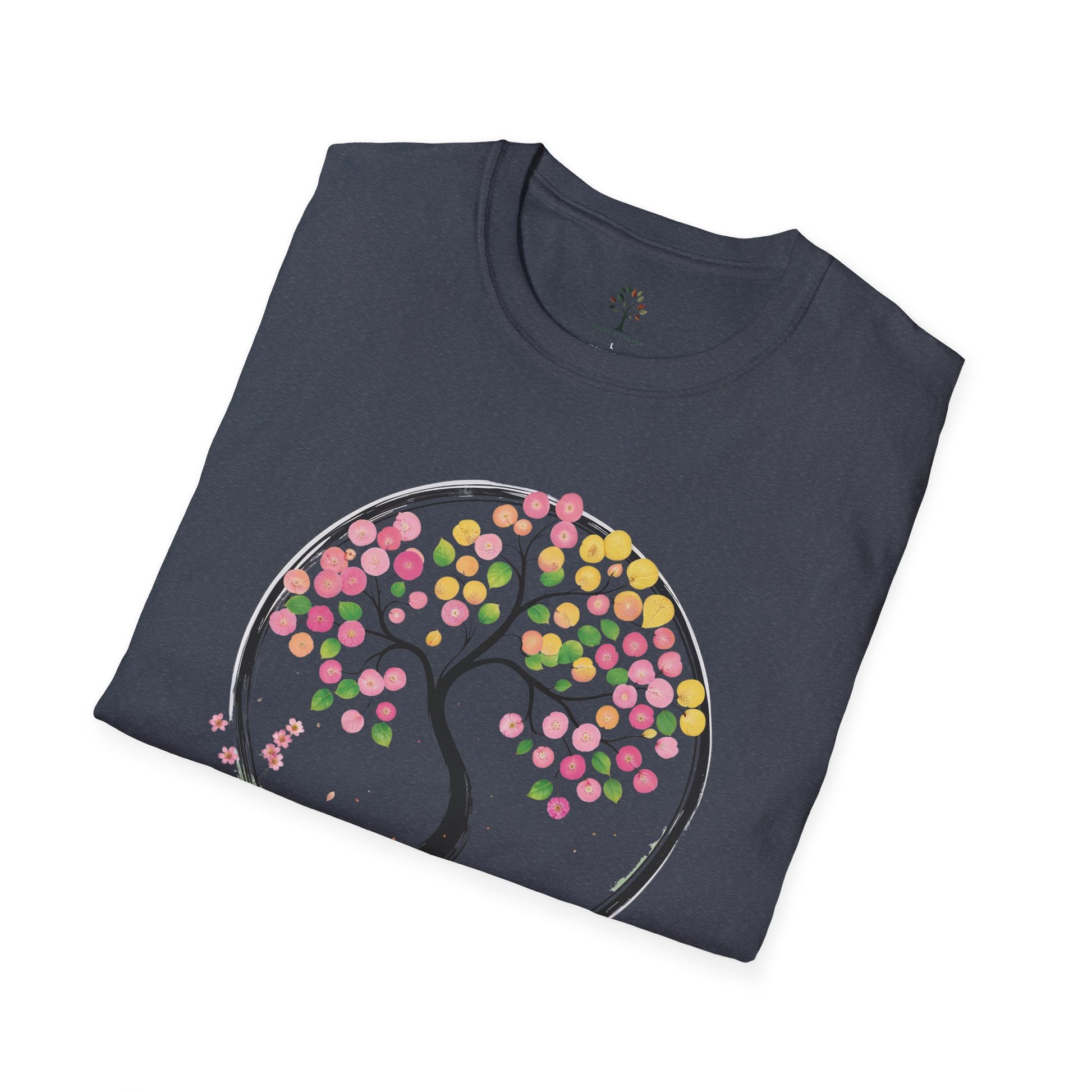 Heather Navy | Joy in Bloom, folded view