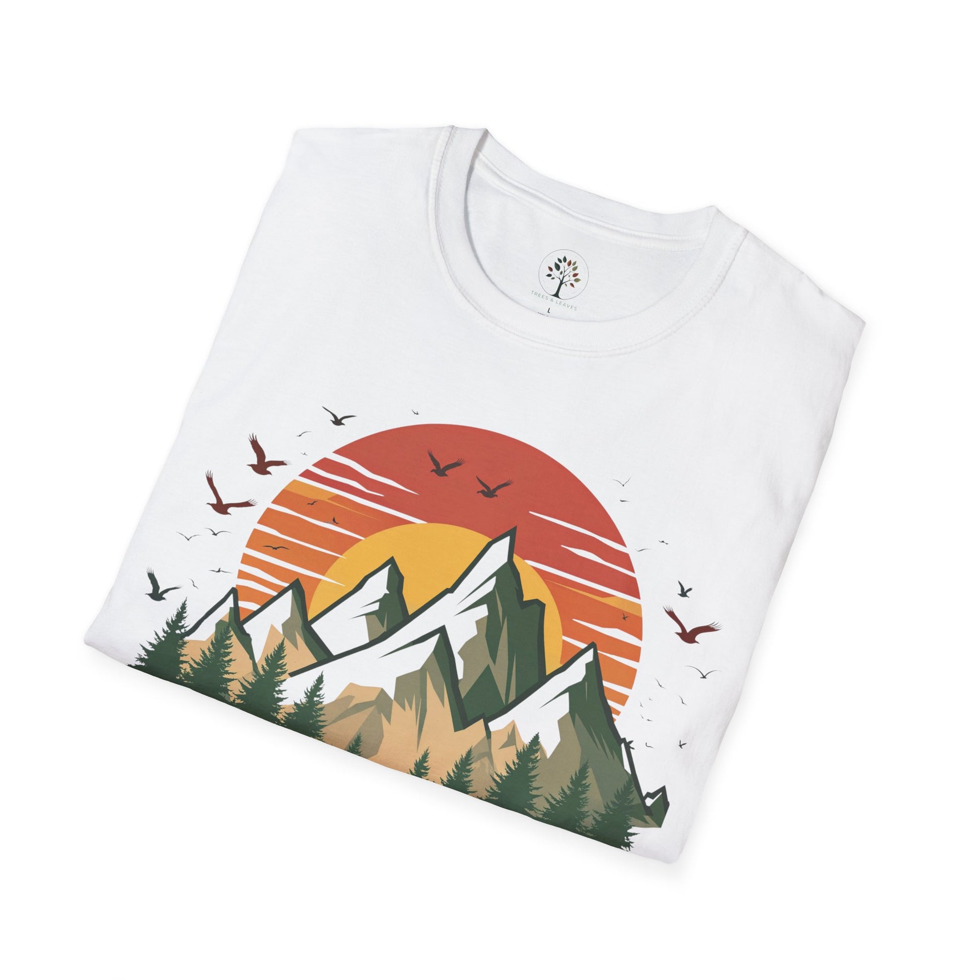 White | Mountains Make Me, folded view