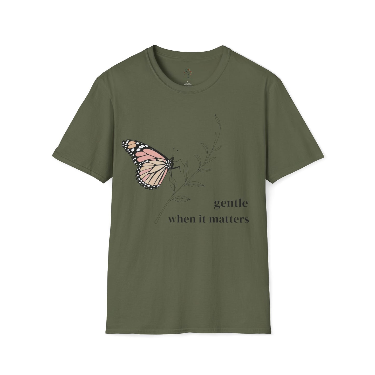 Military Green | Gentle, When It Matters, front view