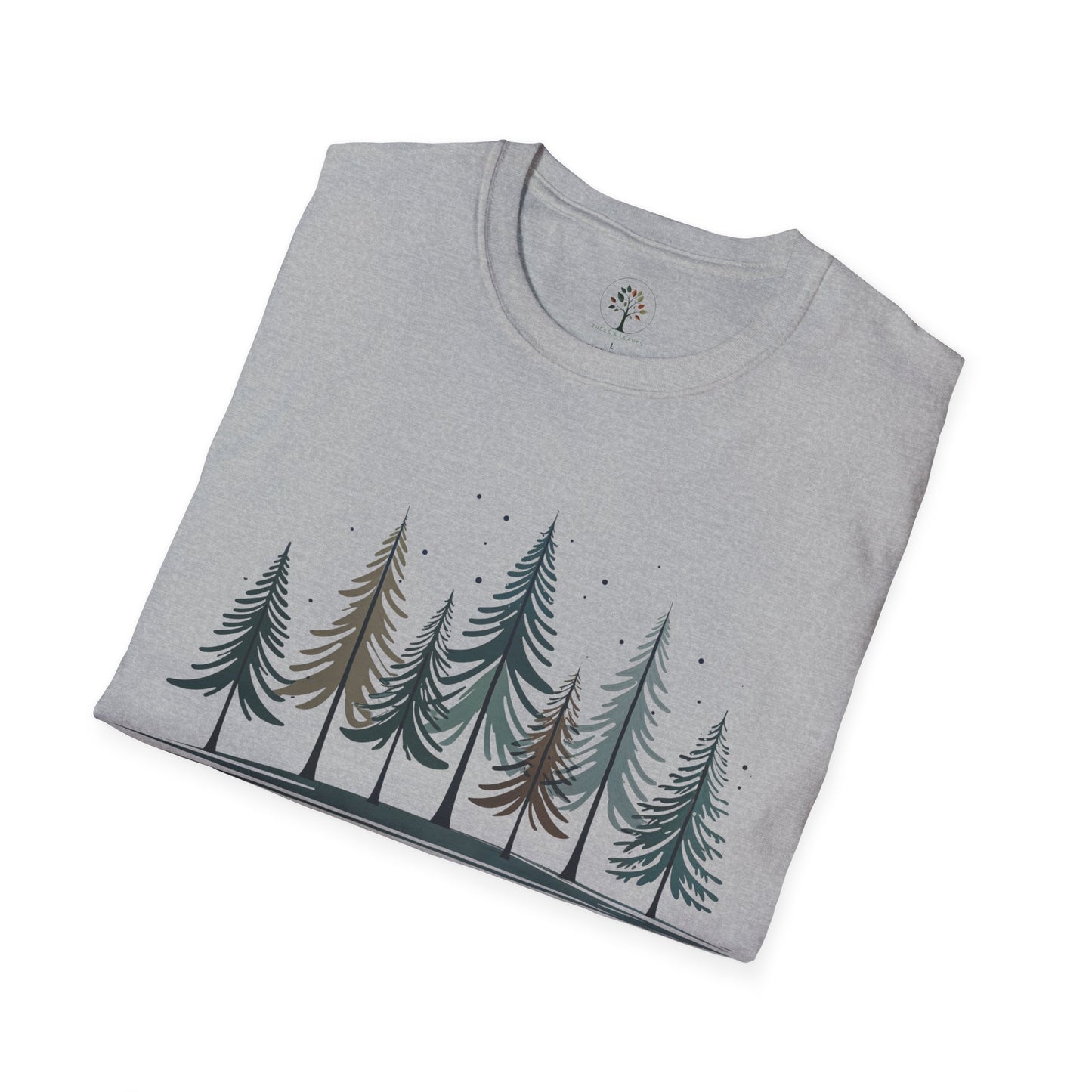 Black | Silent Pines, folded view