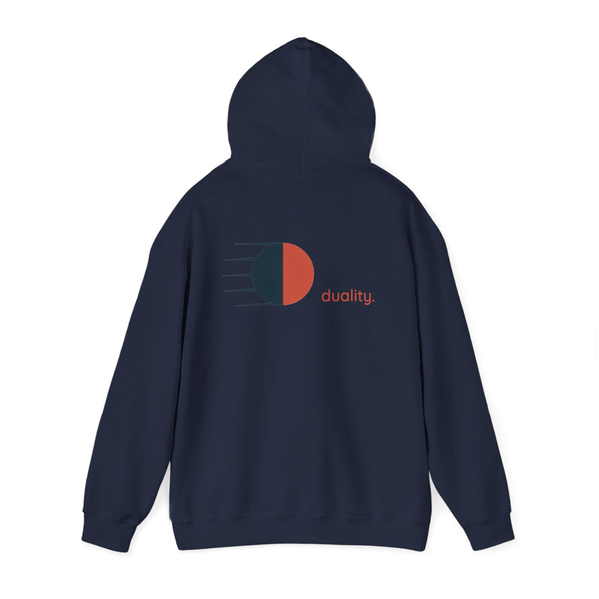 Navy | Duality Hoodie, back view 2