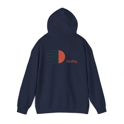 Navy | Duality Hoodie, back view 2