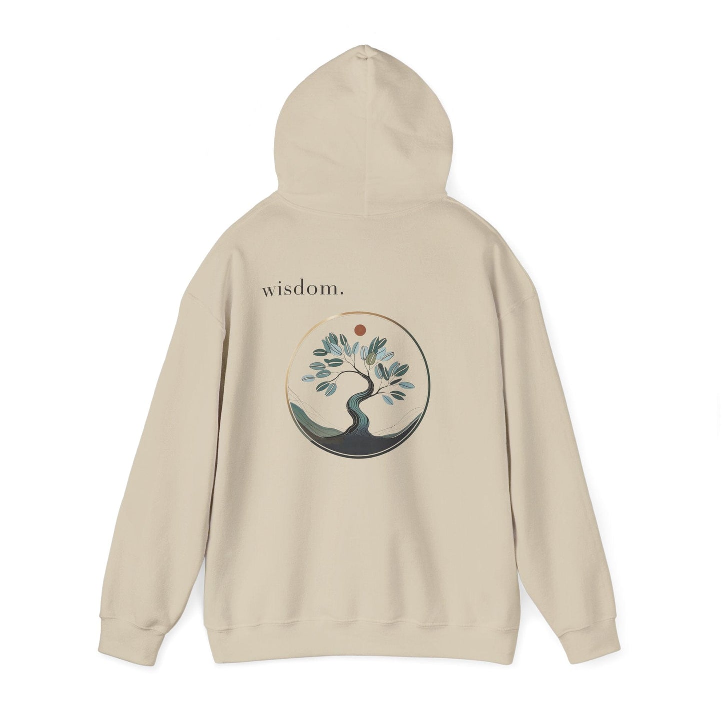Sand | Wisdom Hoodie, back view 2