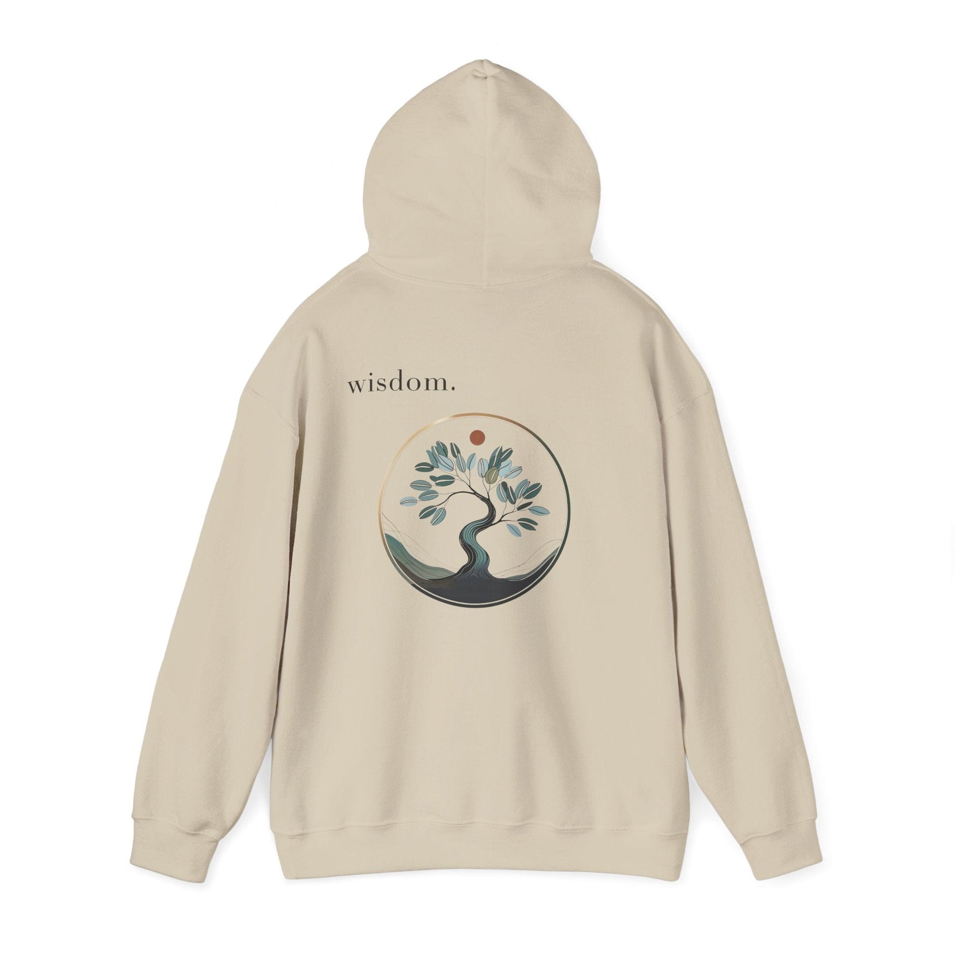 Sand | Wisdom Hoodie, back view 2