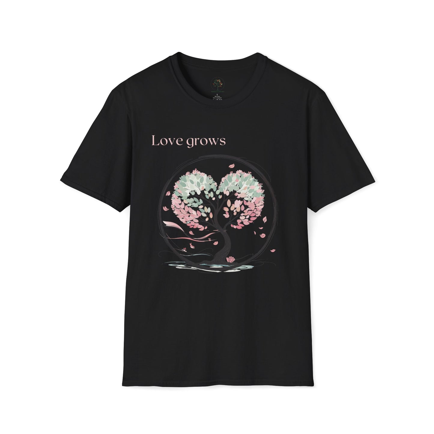 Black | Love grows, front view