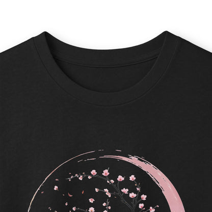 Black | Sakura Silence Long Sleeve Tee, folded view