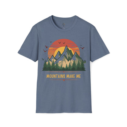 Heather Indigo | Mountains Make Me, front view