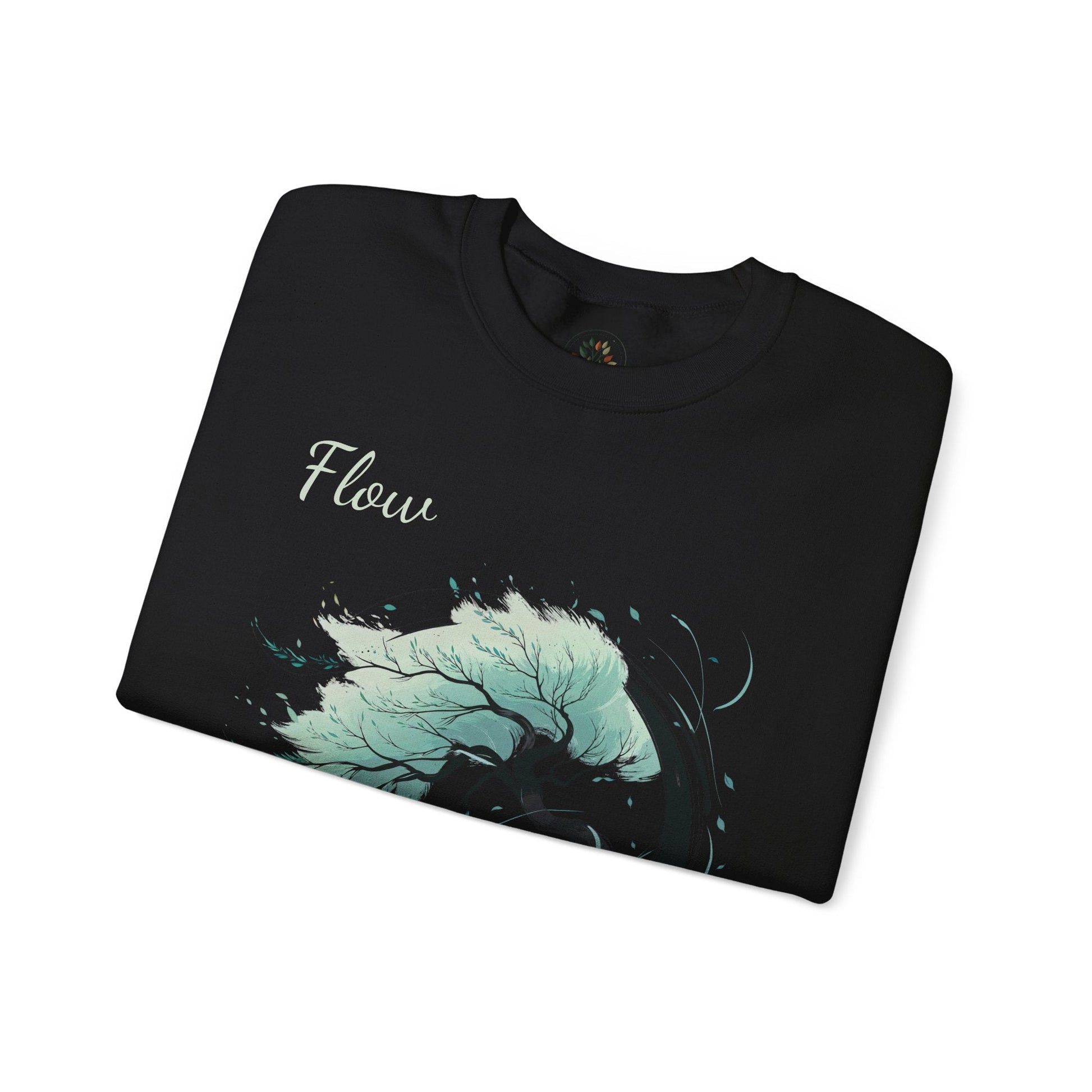 Black | Flow Sweatshirt, folded view