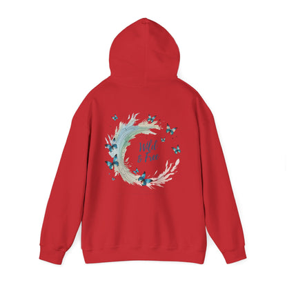 Red | Wild & Free Hoodie, back view 2