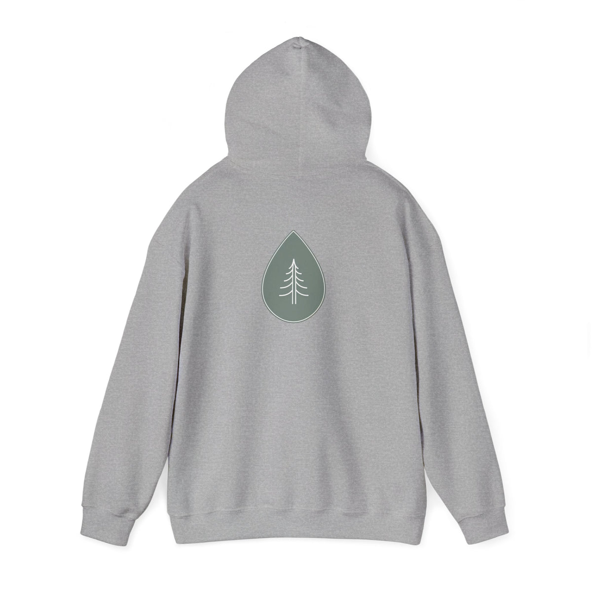 Sport Grey | Calm Drop Hoodie, back view 2